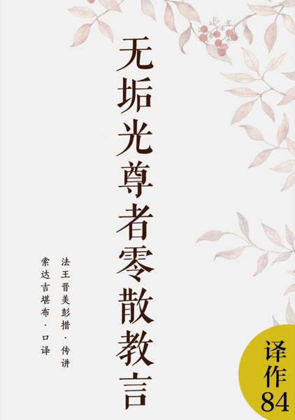 无垢光尊者零散教言