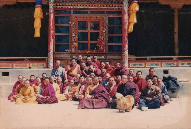 1992年法王如意宝和汉僧合影