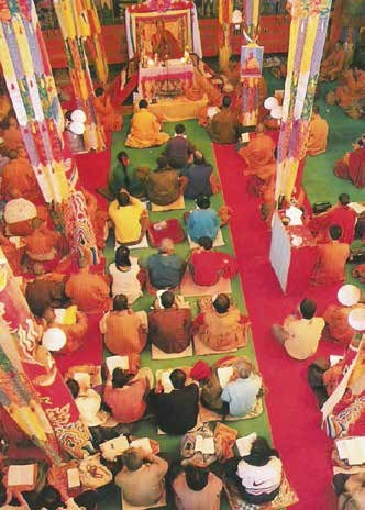 国际学经堂（1996夏-2000春）是索达吉堪布为汉僧修建的第二个经堂。在此经堂